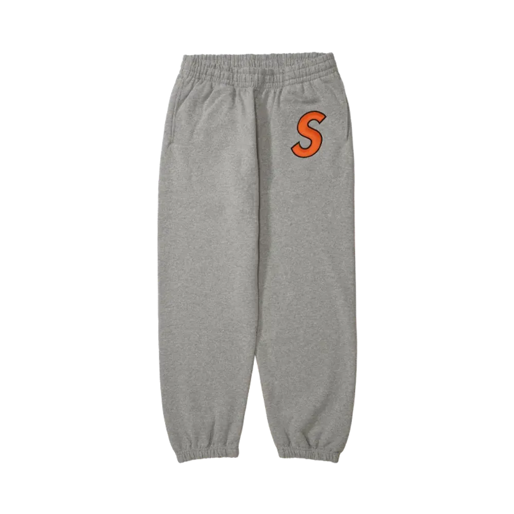 Supreme S Logo Sweatpant "Heather Grey"