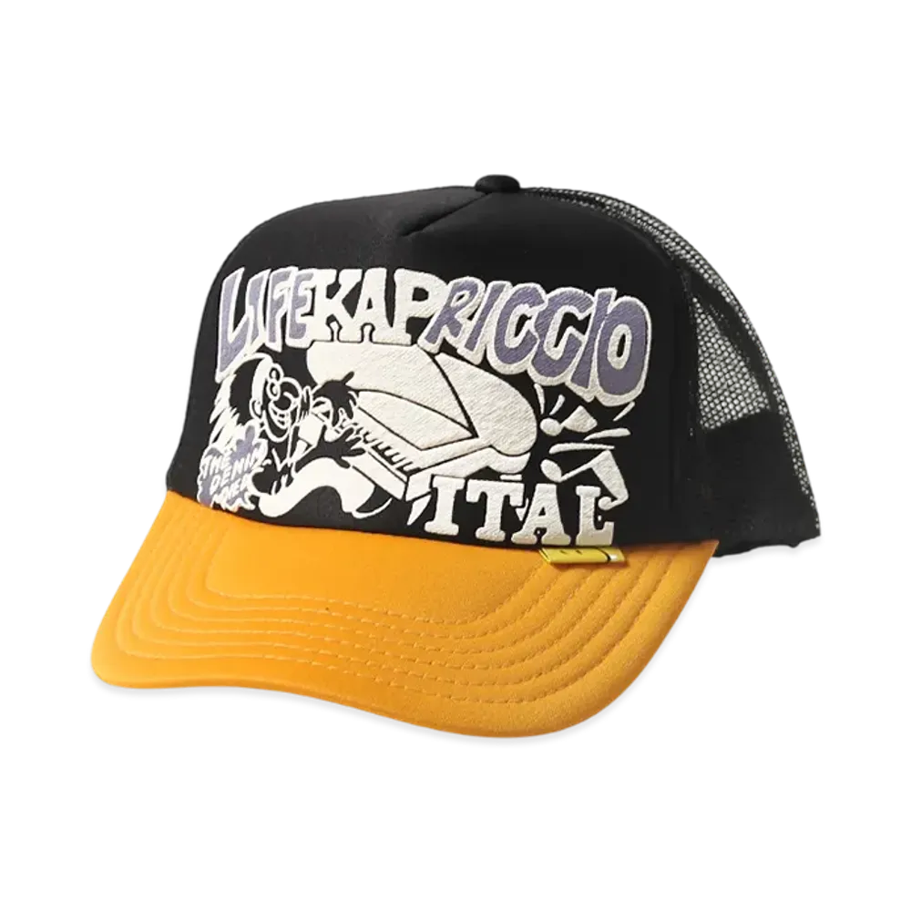 KAPITAL Life KAPRICCIOpt Truck Cap "Black/Gold"