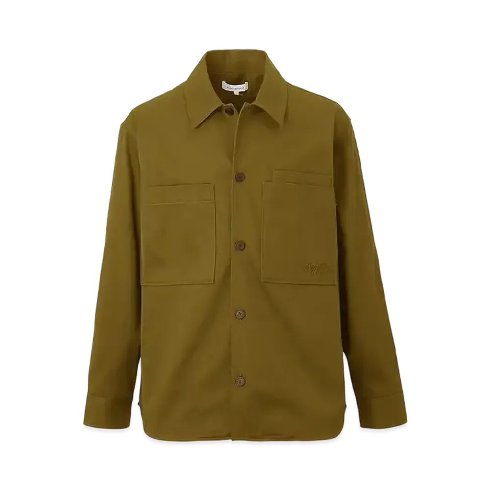 Maison Kitsune Shirt Jacket "Khaki Green"