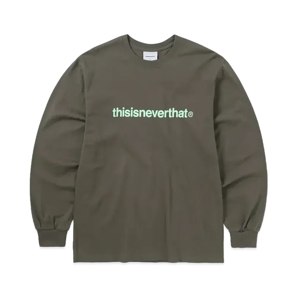 thisisneverthat T-Logo L/S Tee "Dark Mocha"