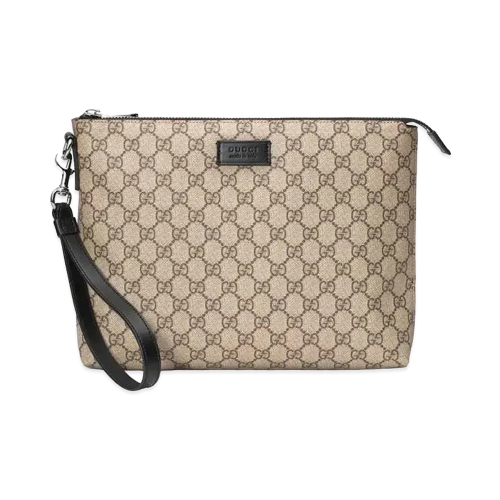 GUCCI GG Supreme Clutch Bag