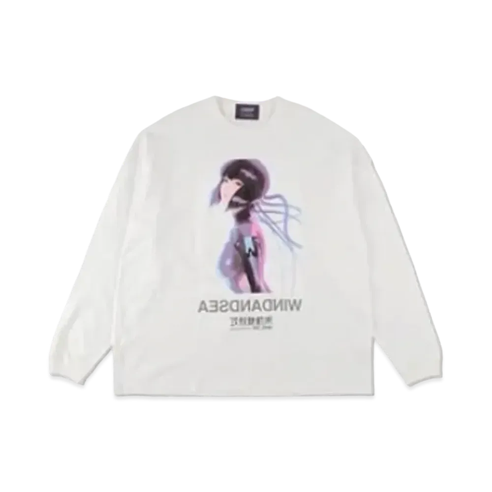 WIND AND SEA x Ghost In The Shell Sac_2045 Reflection L/S T Shirt "White"