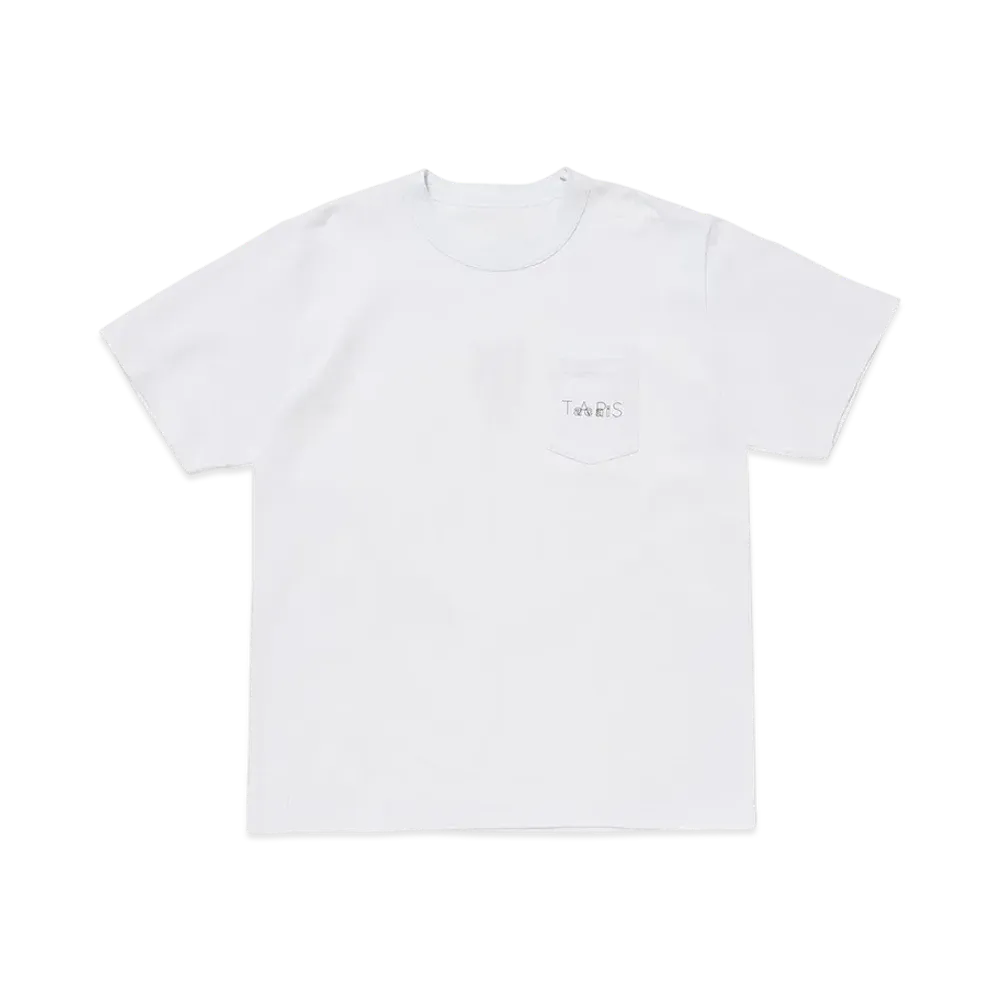 WTAPS x sacai Embroidery T-Shirt 02 / SS / Cotton "White" 2423234D-CSM06S / 25-0930S