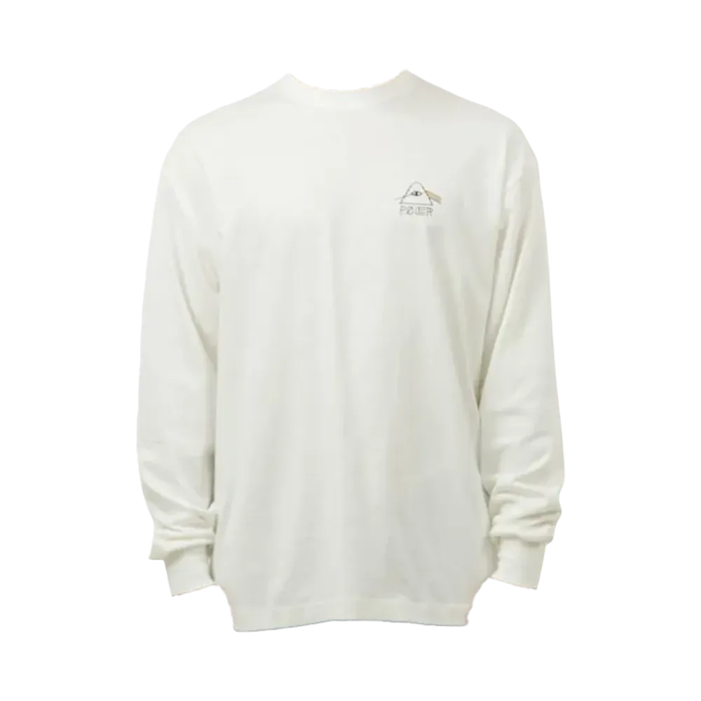 POLeR Psychedelic Logo Relax Fit L/S Tee "White"