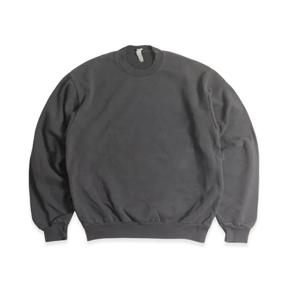 Los Angeles Apparel 14OZ Heavy Fleece Crew Neck Sweatshirt Special Order Overdyed "Dolphin Blue"