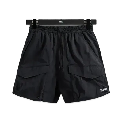 Kith Nylon Boreum Cargo Pocket Short "Black"