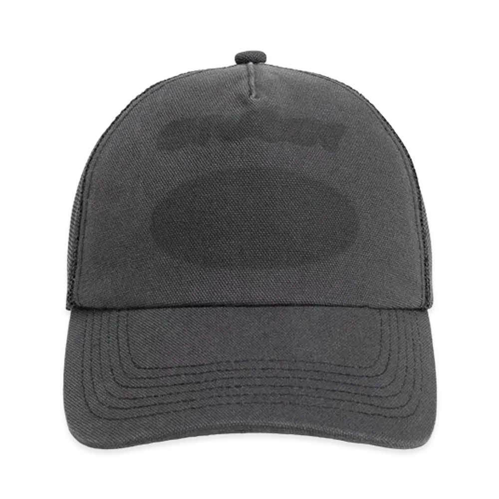 Stussy Ghost Logo Trucker "Black"