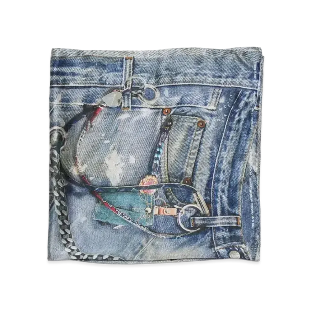 Acne Studios Printed Silk Scarf "Multi"