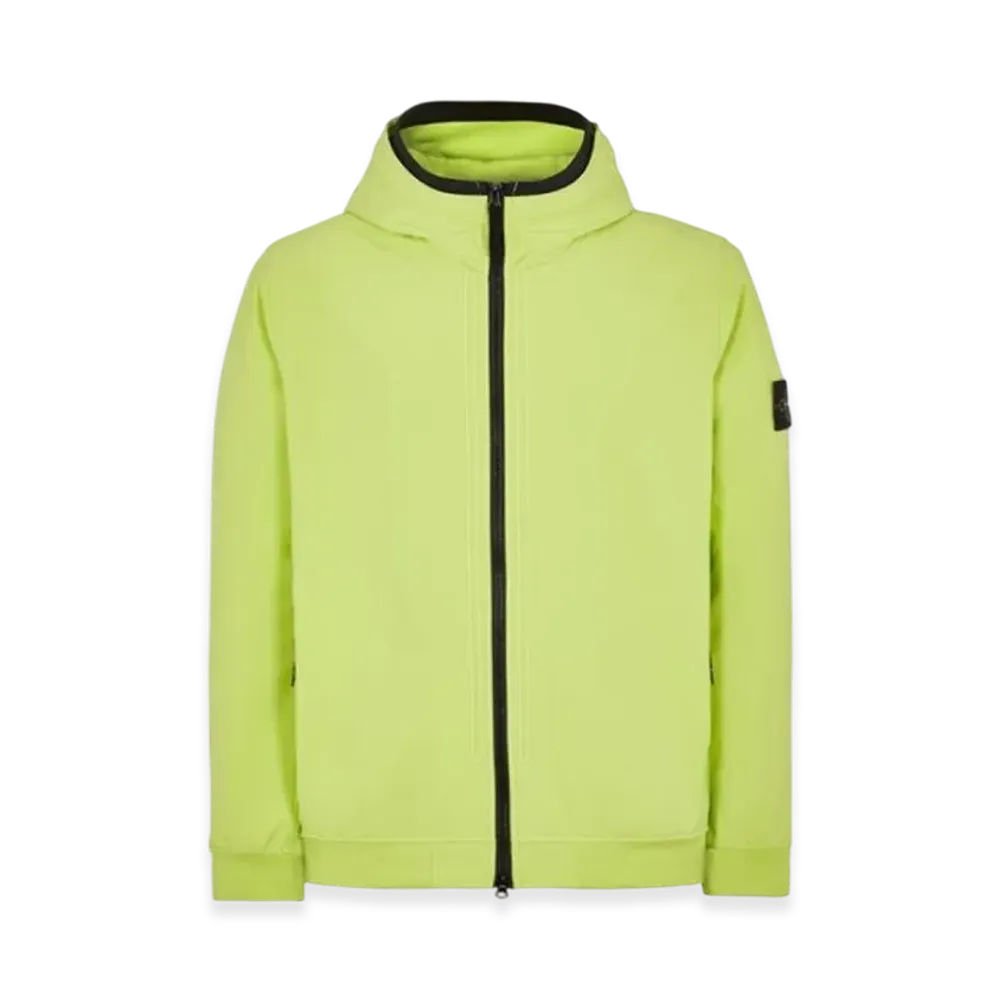 Stone Island 40427 Light Soft Shell Hooded Blouson - 22SS "Lemon"