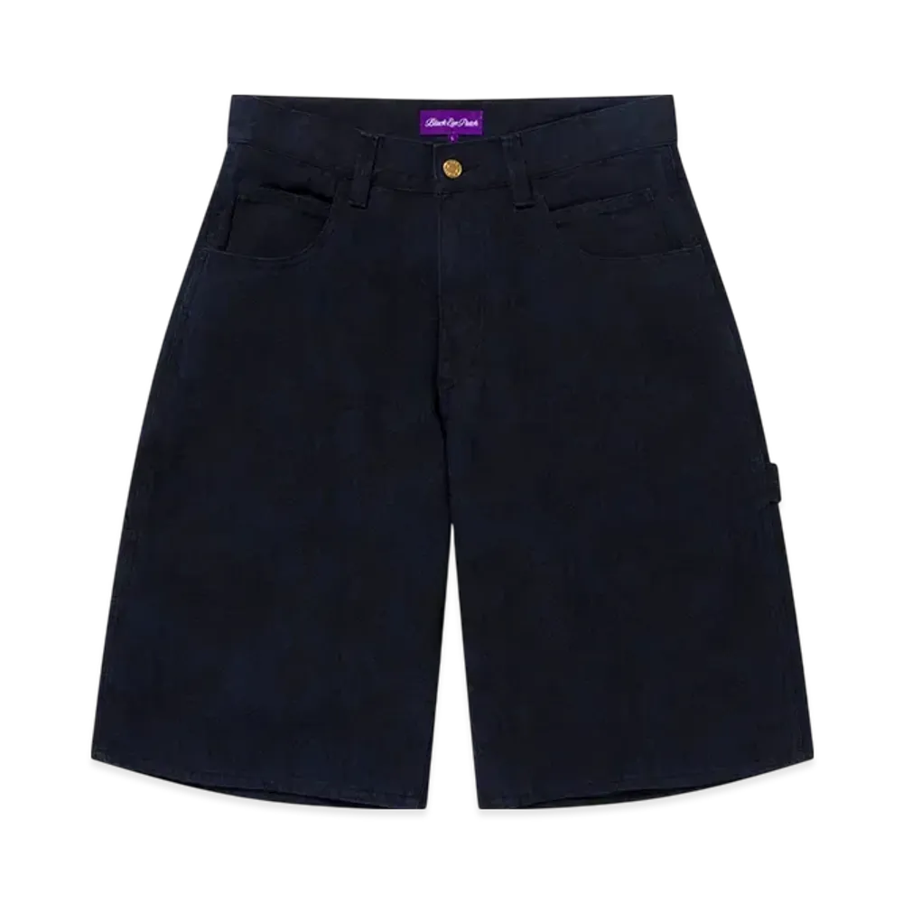 BlackEyePatch Python Patterned Baggy Duck Shorts "Navy"