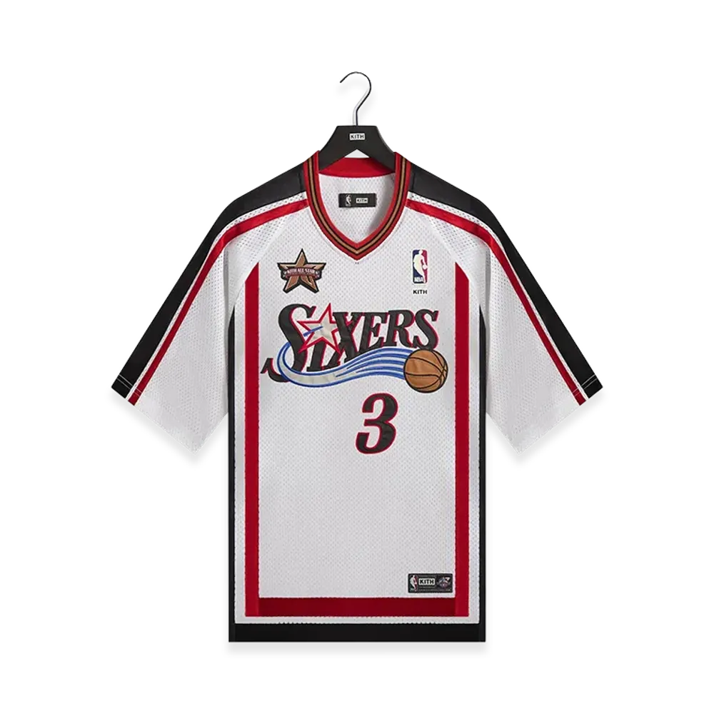 Kith x NBA All-Star Philadelphia 76ers Leon Shirt "White"