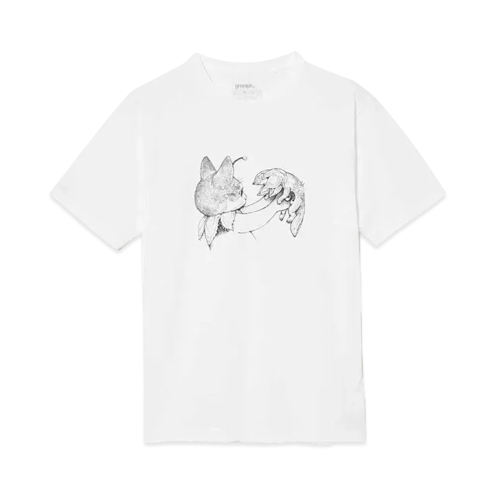 graniph x Stranger Things Drawn By Yuko Higuchi 1 T-Shirts "White"