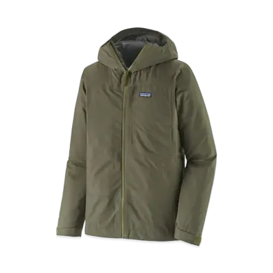 patagonia Men's Boulder Folk Rain Jacket "Basin Green"