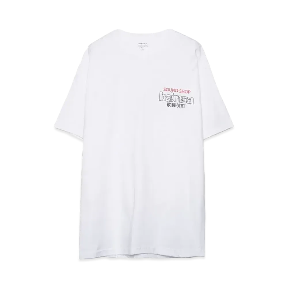 SOUND SHOP balansa ssb logo tee "WHITE"