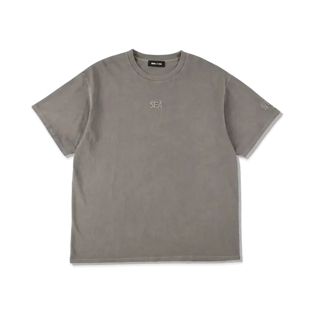 WIND AND SEA SEA (PIGMENT-DYE) S/S T-SHIRT "Charcoal"