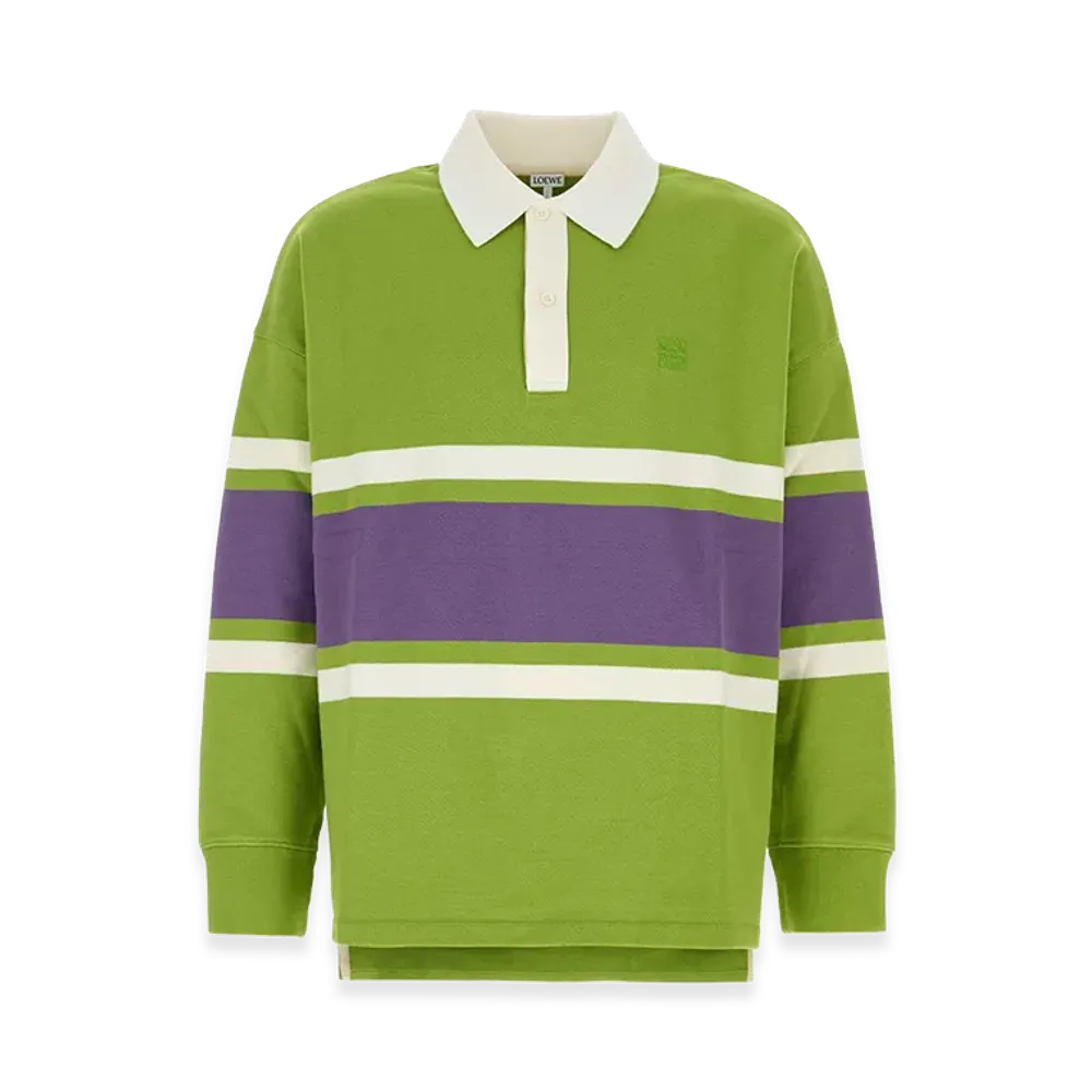 LOEWE Multicolor Cotton Oversize Polo Shirt "Multicoloured"