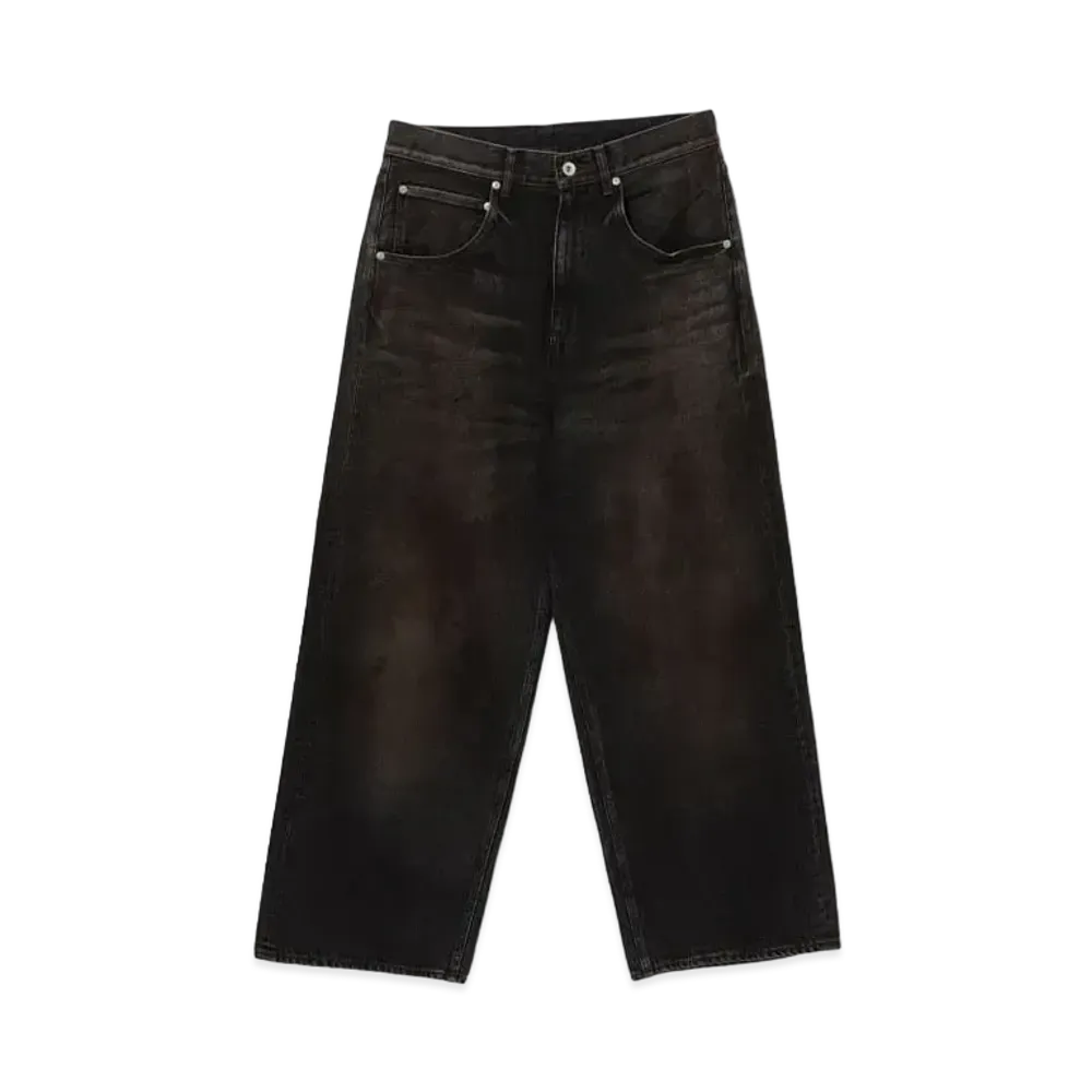 BEAMS FUTURE ARCHIVE Baggy Fit Denim "Fade Black"