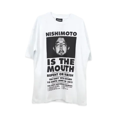 NISHIMOTO IS THE MOUTH CLASSIC S/S TEE "WHITE"