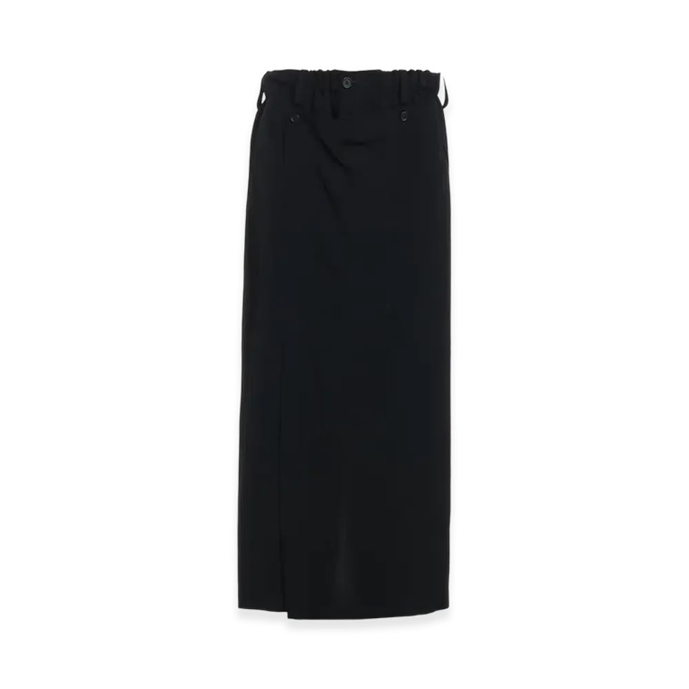S'YTE Crepe de Chine Wrap Pants "Black"