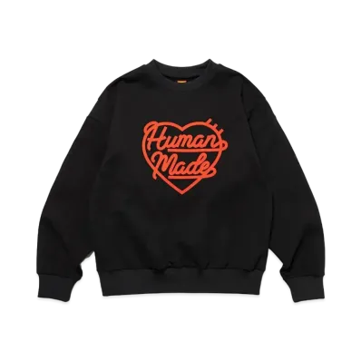 HUMAN MADE Crewneck Sweatshirt "Black"