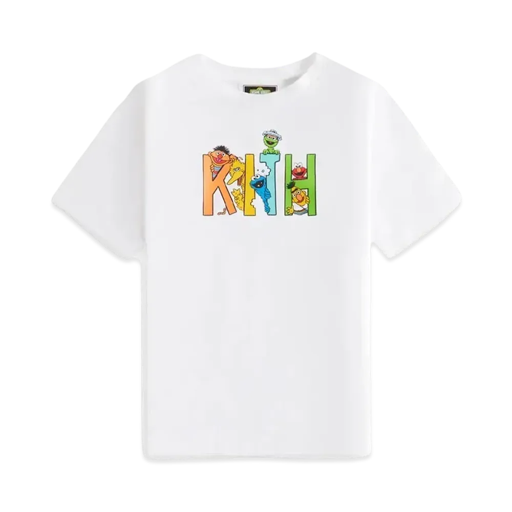 Kith x Sesame Street Kids Tee "White"