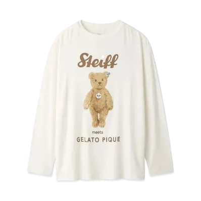 GELATO PIQUE x Steiff James One Point Pullover "Cream"