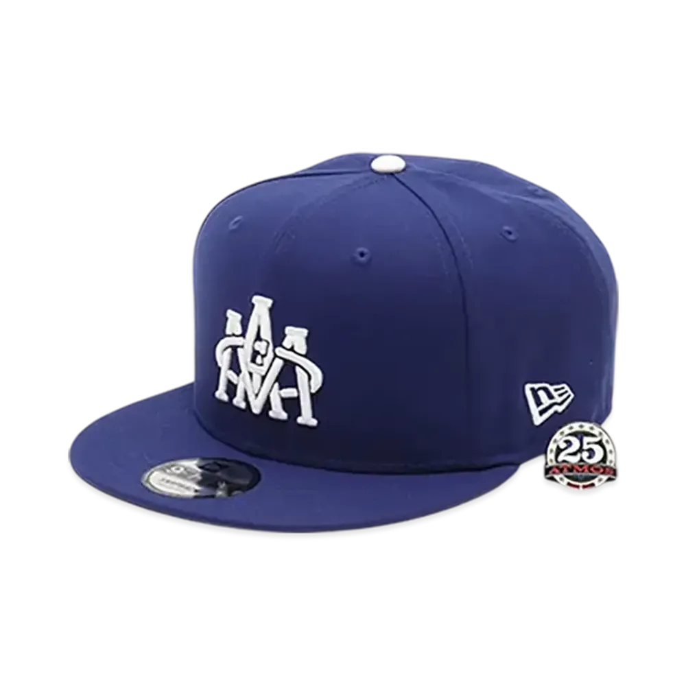 NEW ERA x atmos 9Fifty Snap Back "Blue"