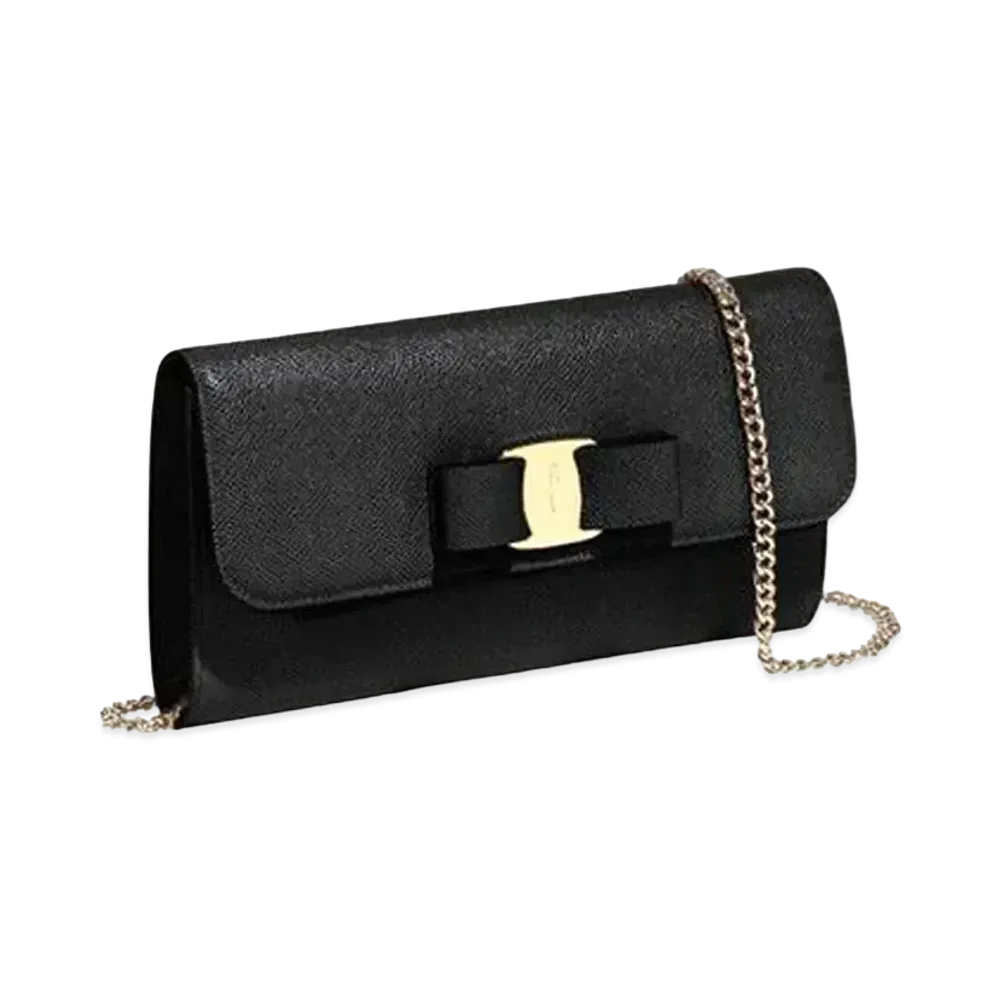 Salvatore Ferragamo Vara Bow Minibag "Black"