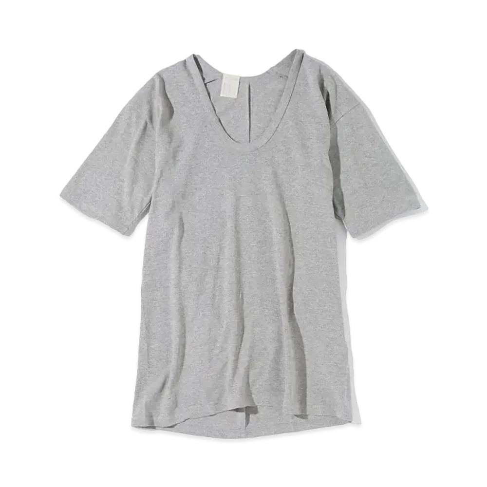 N.HOOLYWOOD Scoop Neck T-Shirt "Top Gray"