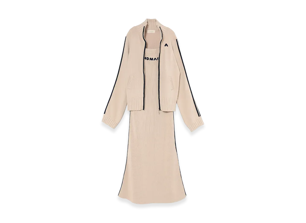 ANDMARY Women's Zoe Full Zip Set Long Dress "Beige"