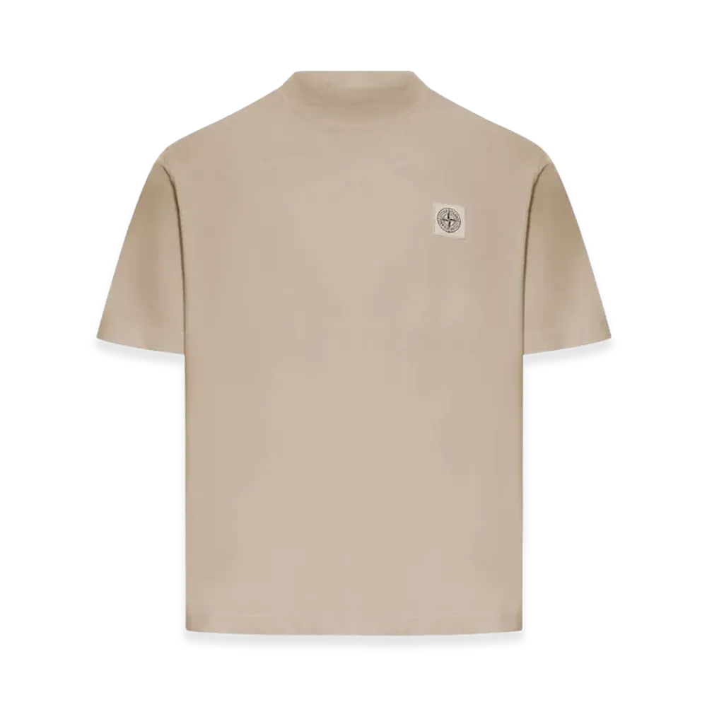 Stone Island Cotton T-Shirt "Beige"