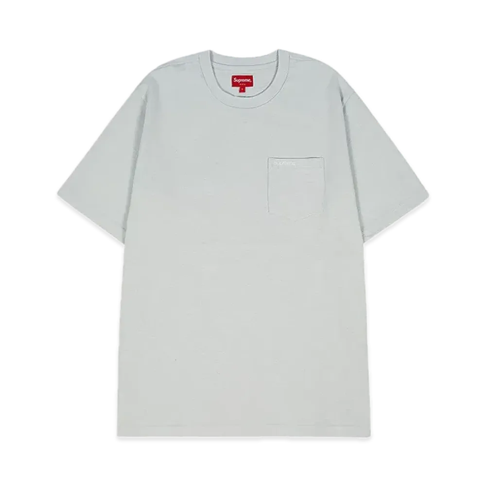 Supreme S/S Pocket Tee "Light Blue" (22SS)