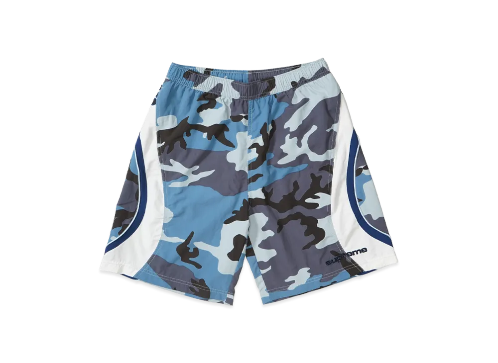 Supreme Paneled Water Short "Blue Camo"