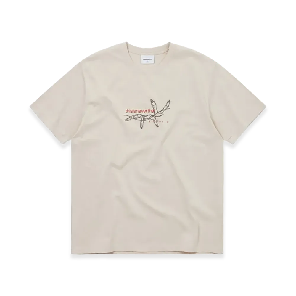 thisisneverthat Stitched Birds Tee "Beige"