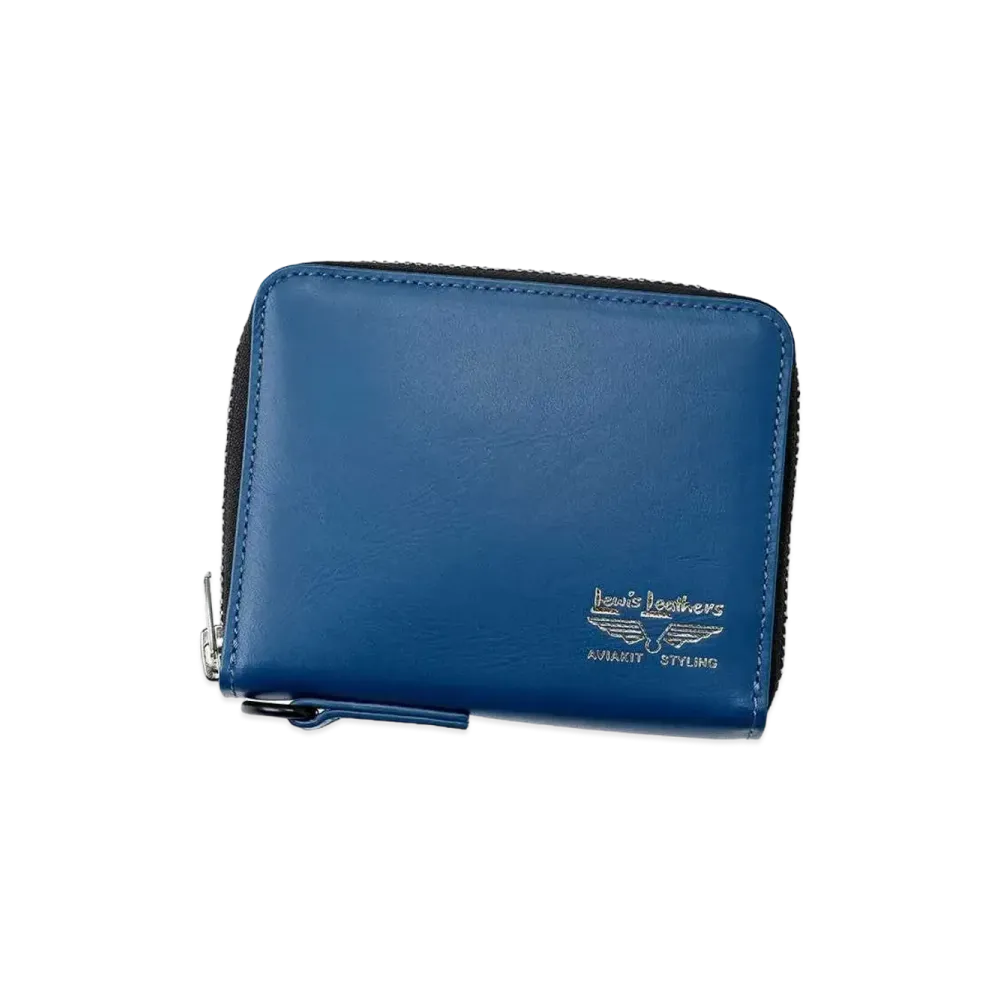 PORTER x Lewis Leathers Wallet "Blue"