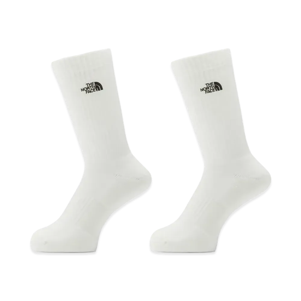 The North Face TNF Logo 2P Crew Unisex "TNF White/TNF White"