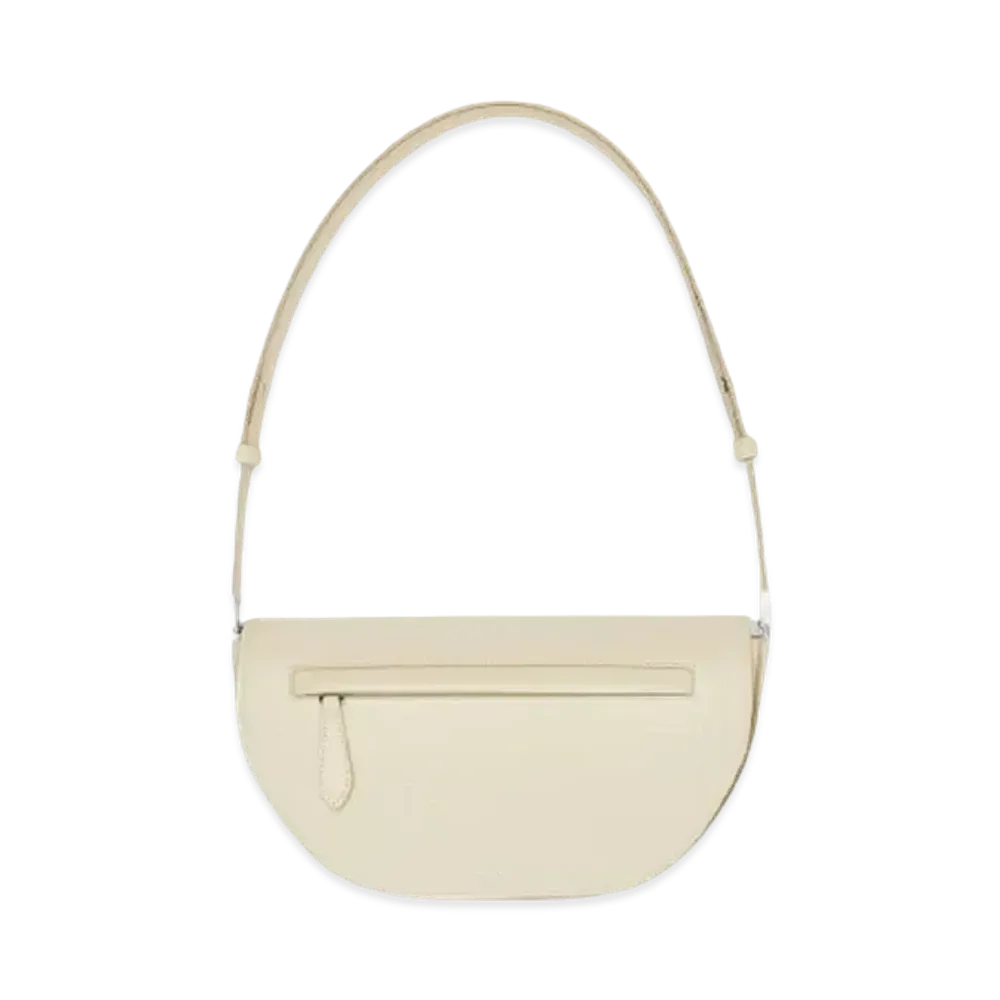 Burberry Small Leather Olympia Bag "Pale Vanilla"