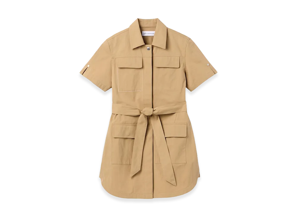Gap x Victoria Beckham Women's Mini Mackintosh Dress "Mojave"