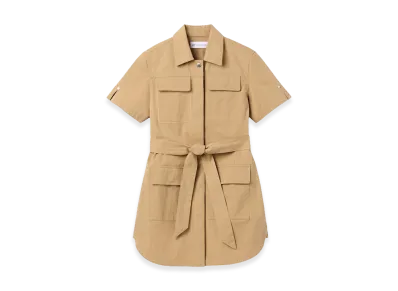 Gap x Victoria Beckham Women's Mini Mackintosh Dress "Mojave"