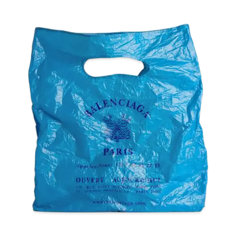 BALENCIAGA Marche Packable Tote Bag Medium "Blue"