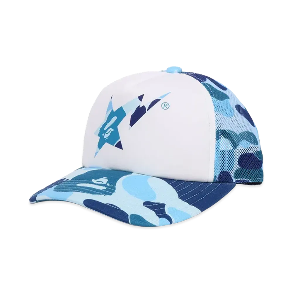 A BATHING APE ABC Camo Sta Mesh Cap "Blue"