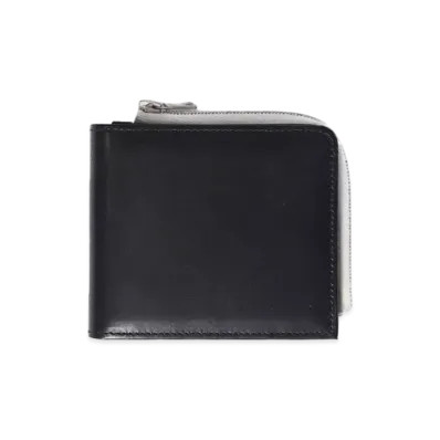 SOPO BILLFOLD L ZIP PURSE "BLACK"