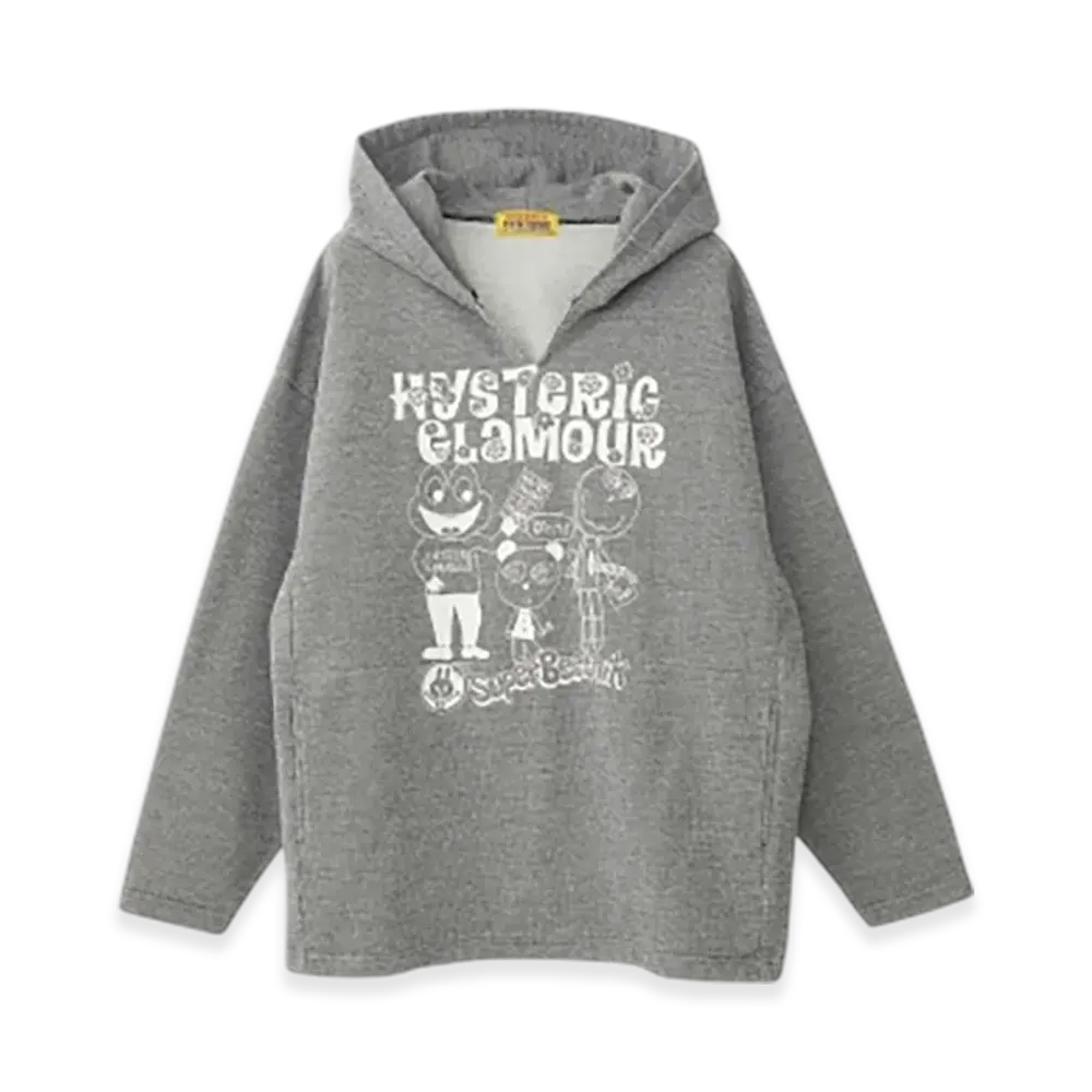 HYSTERIC GLAMOUR Super Beatnik Hoodie "Black"