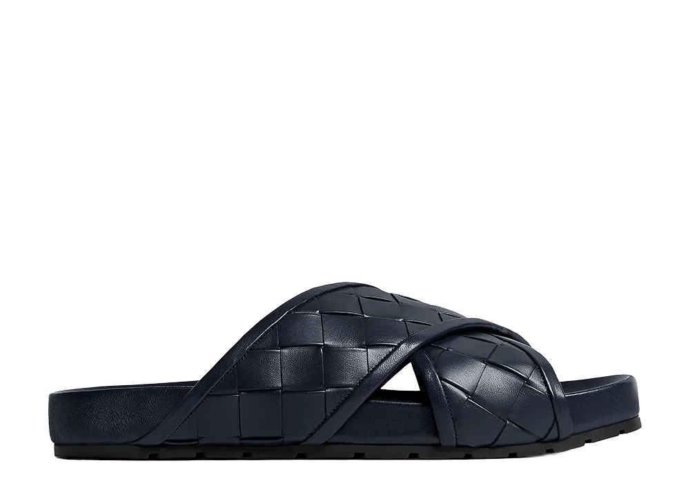 Bottega Veneta Tariq Mules "Midnight"