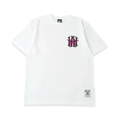 ayumi hamasaki x CONVERSE TOKYO x MFC STORE AH Logo Tee "White/Pink"