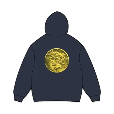 Supreme Anarchy Hooded Sweatshirt "Navy"