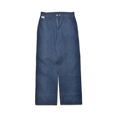 THE REAL McCOY'S Triple-Stitched Denim Work Trousers "Indigo"