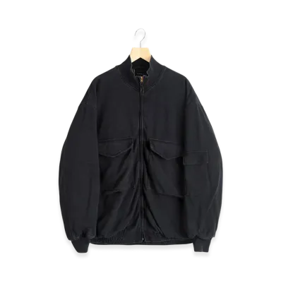 COMOLI Cotton Jersey G8 Jacket "Black"