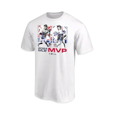MLB Fanatics Dodgers Shohei Ohtani x Yankees Aaron Judge MVP 2024 Collaboration T-Shirt "White"