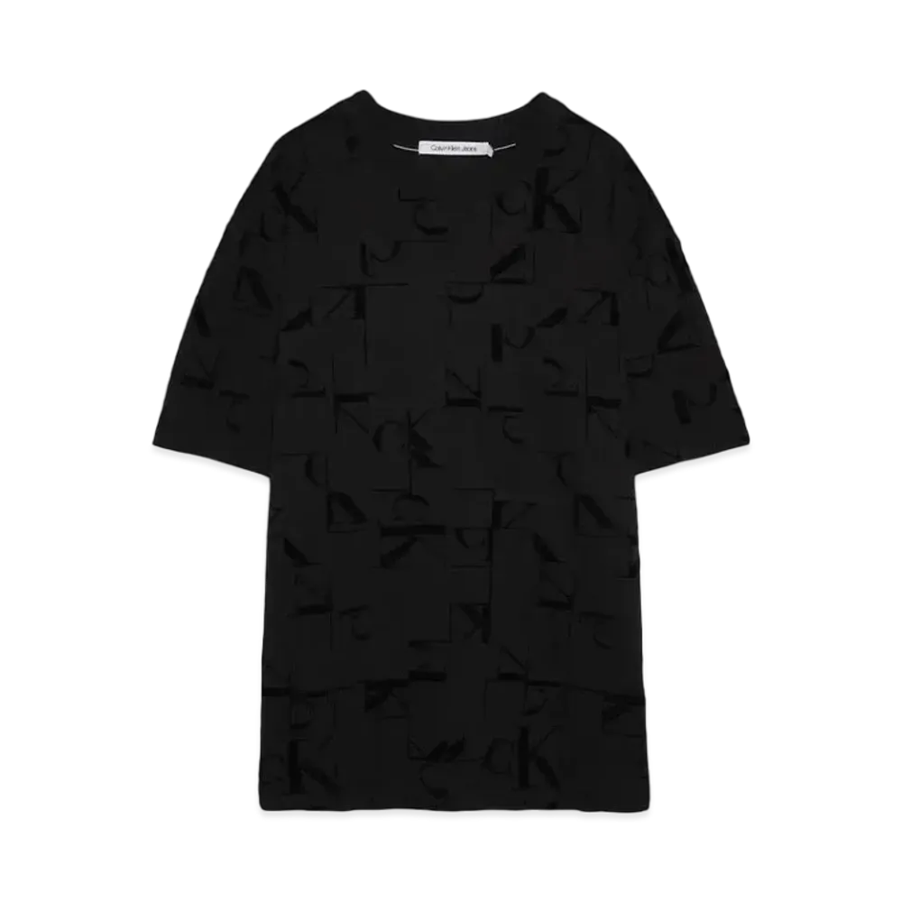 Calvin Klein Jeans AR-CK AOP TEE "CK BLACK"